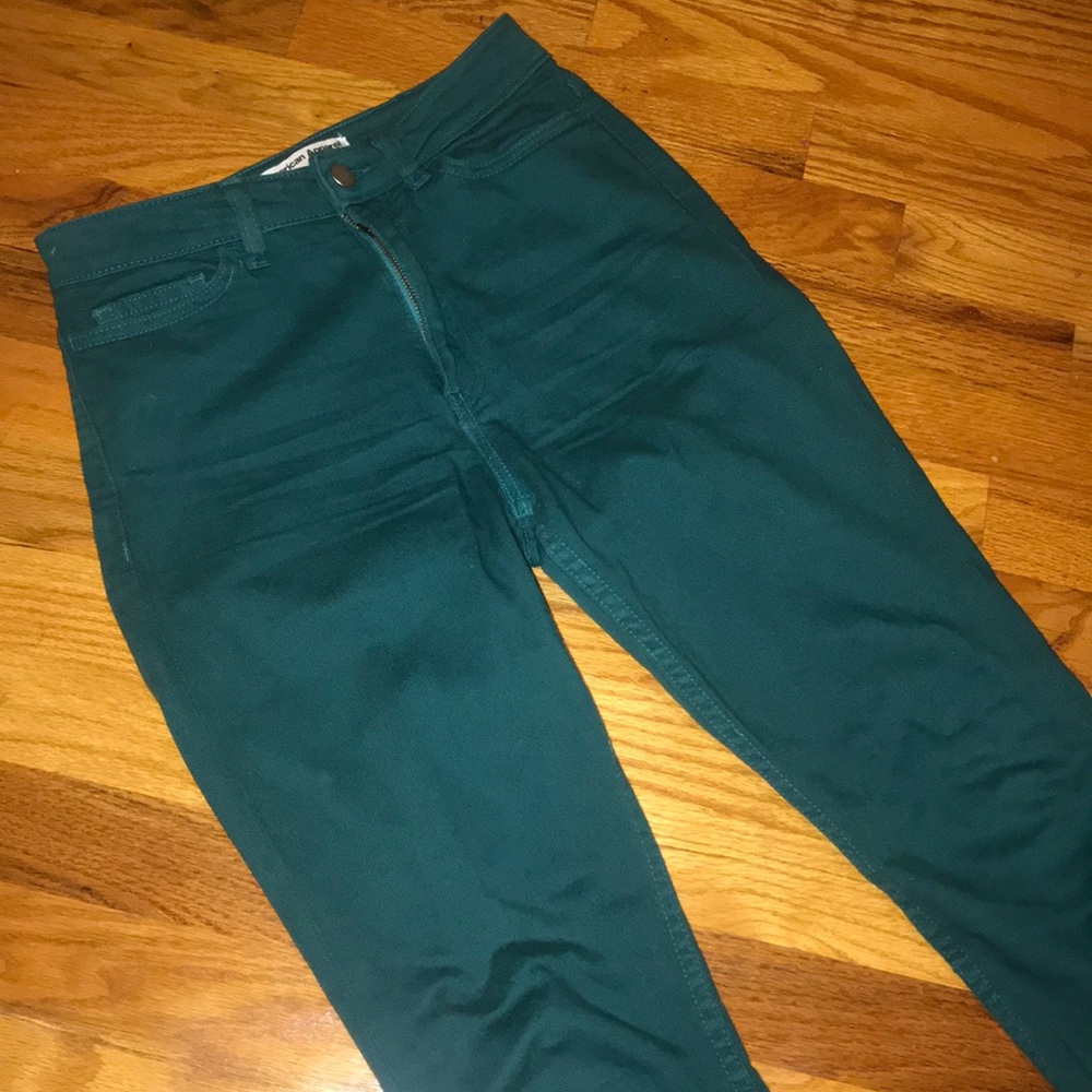 High waisted jeans
